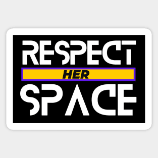 Respect Her Space Equality Inclusion Justice Sticker